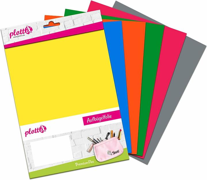 Actual product image PlottiX PremiumFlex 20cm x 30cm Bundle 2 (6 foils)