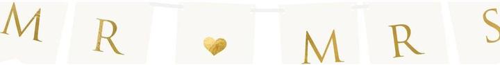 Produktbild Amscan Banner Mr. + Mrs. 85cm (1 Stück)
