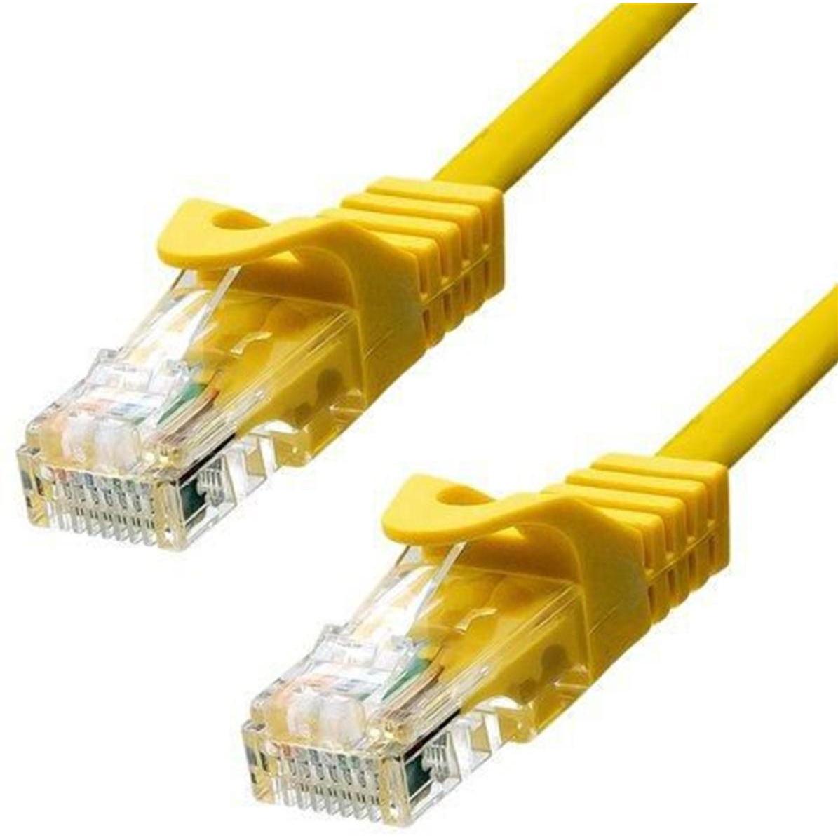 ProXtend U/UTP CAT5e PVC AWG 24 CU Yellow 0.5M (U/UTP, CAT5e, 0.50 m), Netzwerkkabel