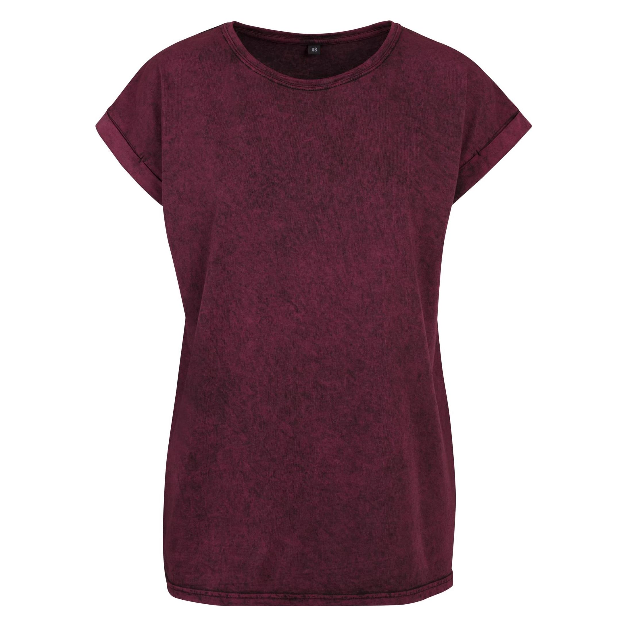Build Your Brand, Damen, Shirts, Ladies' Acid Washed Extended Shoulder Tee, (3XL)