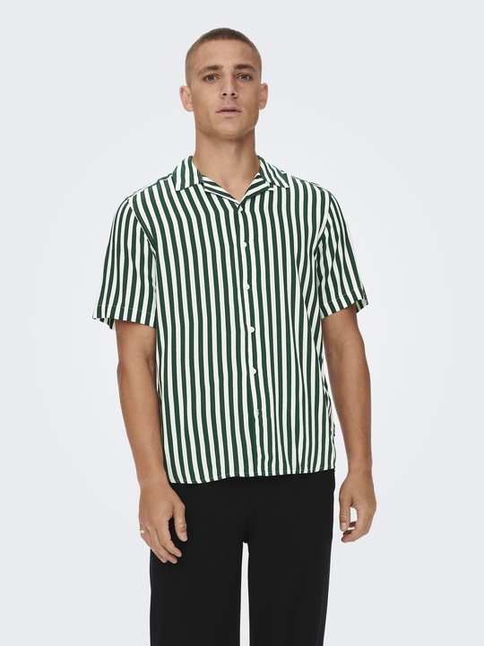 Image du produit Only & Sons Chemise rayée à manches courtes (L)