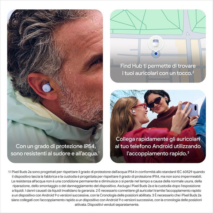 Produktbild Google Pixel Buds 2a (ANC, 7 h, Kabellos)