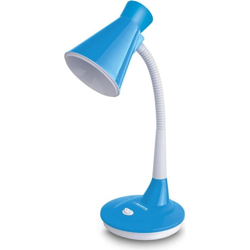 Esperanza, Tischlampe, ELD115B Schreibtischlampe Blau (E27)
