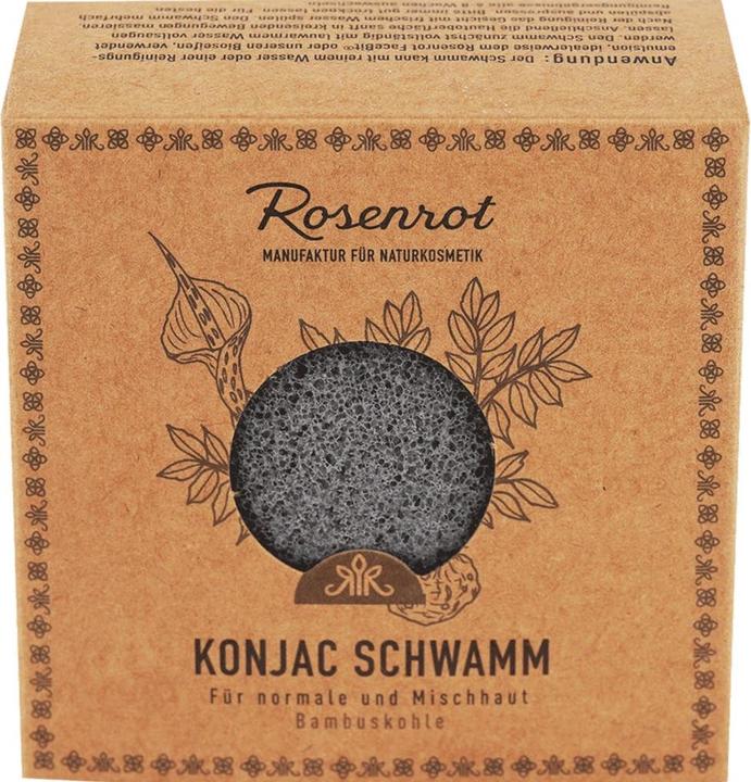 Actual product image Rosenrot Konjac sponge