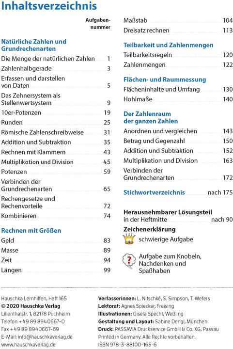 Immagine prodotto Rechnen und Textaufgaben - Realschule 5. Klasse (Tedesco, Laura Nitschké, Picchio Gisela, Susanne Simpson, Tina Wefers, 2020)