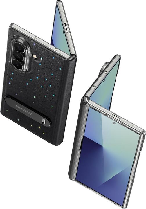 Actual product image Dux Ducis Stex Hülle für Samsung Galaxy Z Fold 7 mit 360°-Ständer – Schwarz (Samsung Galaxy Z Fold7)