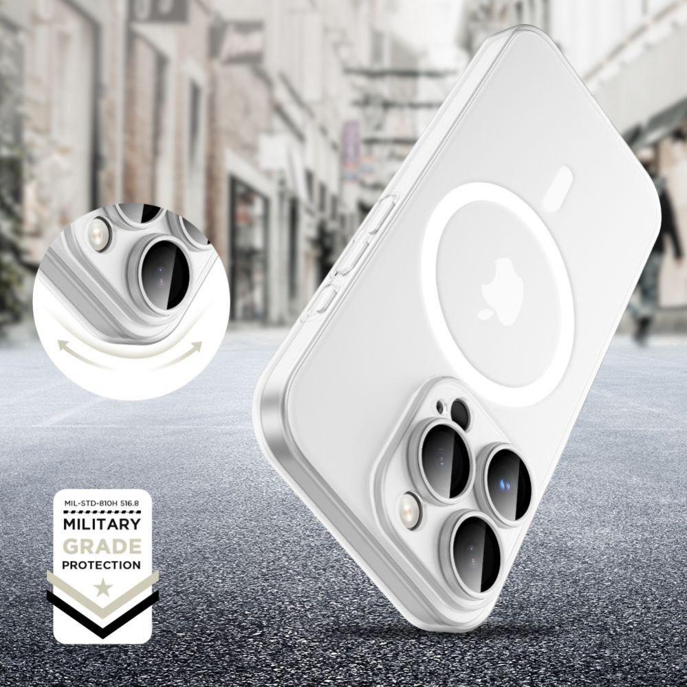 Thumbnail - Tech-Protect MagSlim (Apple iPhone 16 Pro), Smartphone Hülle, Weiss