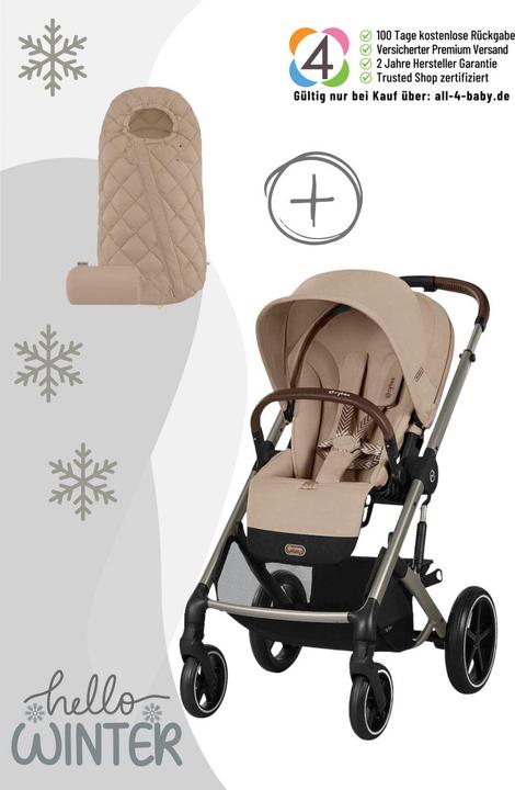 Produktbild Cybex Balios S Lux Kinderwagen inkl. Snogga 2.0 Fusssack