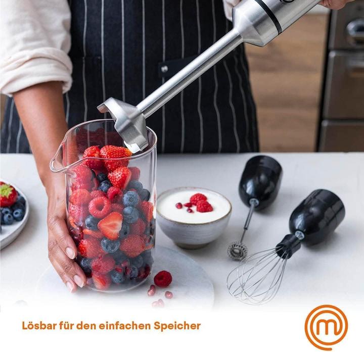 Produktbild Masterchef Stabmixer-Set mit Schneebesen & Milchaufschäumer