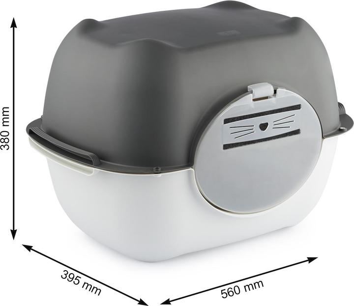 Produktbild Rotho Set Katzentoilette 3 Tlg. BELLA farbig sortiert (Katzenklo geschlossen)