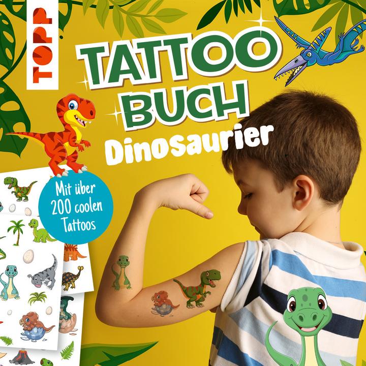 Actual product image Tattoo Book Dinosaur