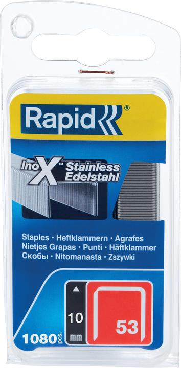 Produktbild Rapid Typ 53 Feindrahtklammer 10 mm Edelstahl (1080 x)