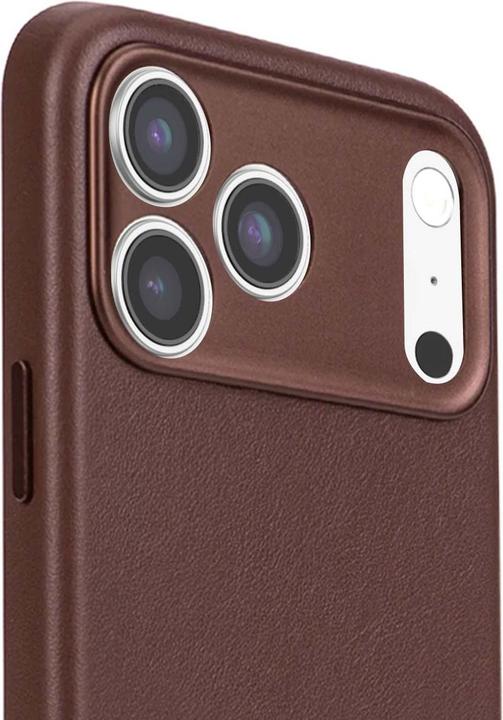 Actual product image Decoded Leather Backcover Apple iPhone 17 Pro Chocolate Brown (Apple iPhone 17 Pro)