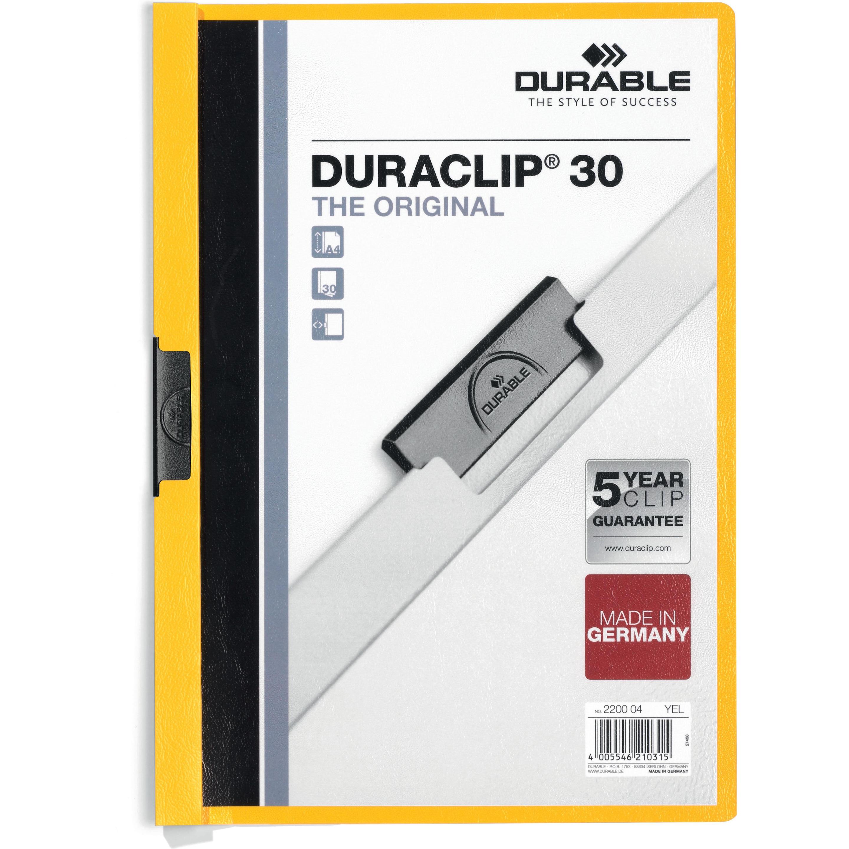 Durable, Mappe, Klemmhefter DURACLIP 30 (A4, 1 x)