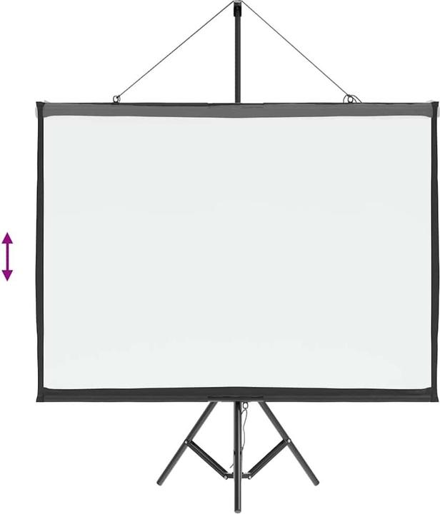 Actual product image vidaXL Projector screen with tripod 72 inch 4:3 projection screen Screen (72", 4:3)