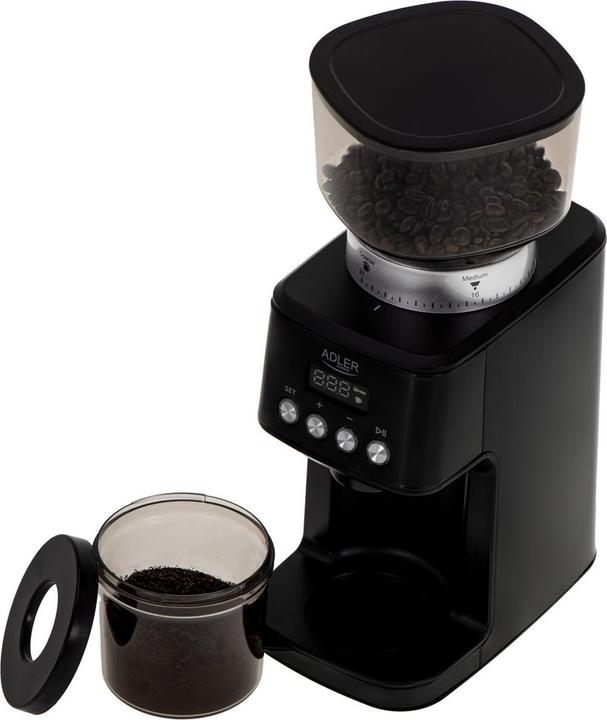 Produktbild Adler Burr Coffee Grinder | AD 4300 | 180 W | Coffee beans capacity 300 g | Black
