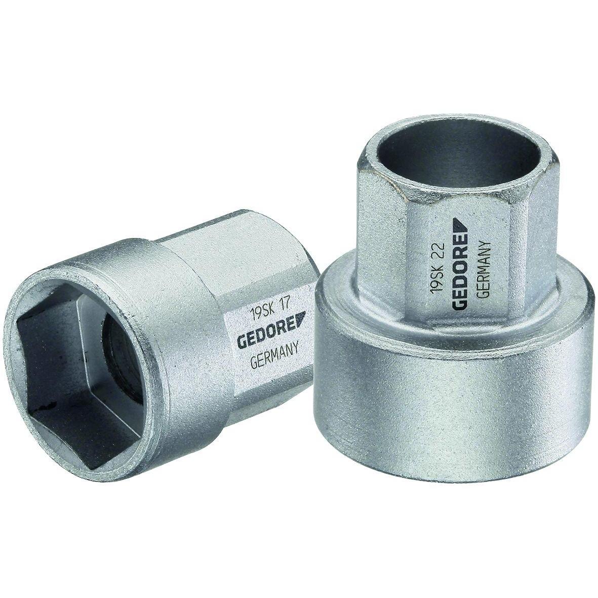 Gedore, Steckschlüssel + Stecknuss, 19 SK 14 Steckschlüsseleinsatz 1/2", kurz, 14 mm (14 mm)