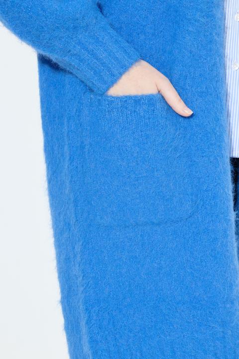 Produktbild Ulla Popken Long-Strickjacke, kuschelweich, offene Form, Langarm (56)