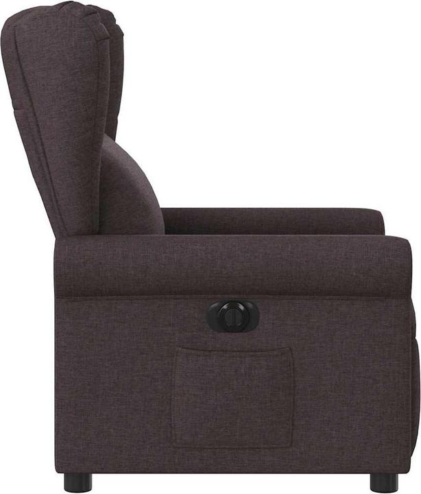 Immagine prodotto vidaXL Reclinabile elettrica in tessuto marrone scuro