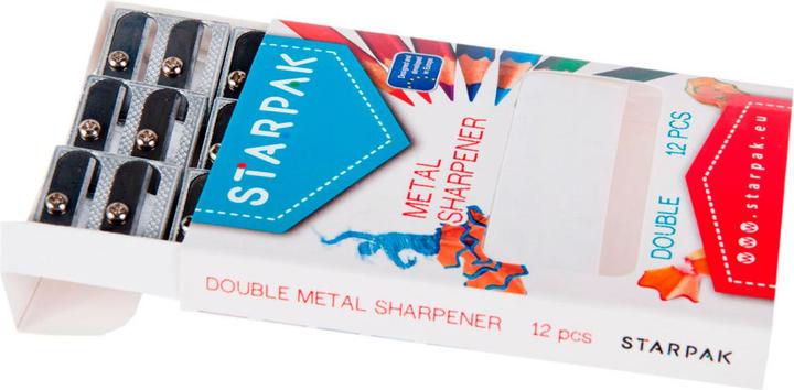 Produktbild Starpak Doppelstiftschärfer Metall, 12 Stück