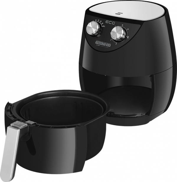 Produktbild ECG AF 3500 fryer Single Hot air fryer Black, Stainless steel