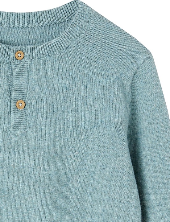 Immagine prodotto Vertbaudet Jungen Pullover mit Henley-Ausschnitt Oeko-Tex, personalisierbar (98)
