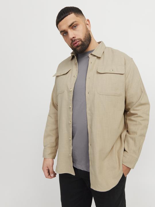 Produktbild Jack & Jones Plus Size Comfort Fit Overshirt Overshirt (4XL)