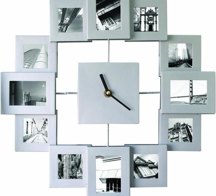 Image du produit TOP Horloge murale en inox (35.50 cm)