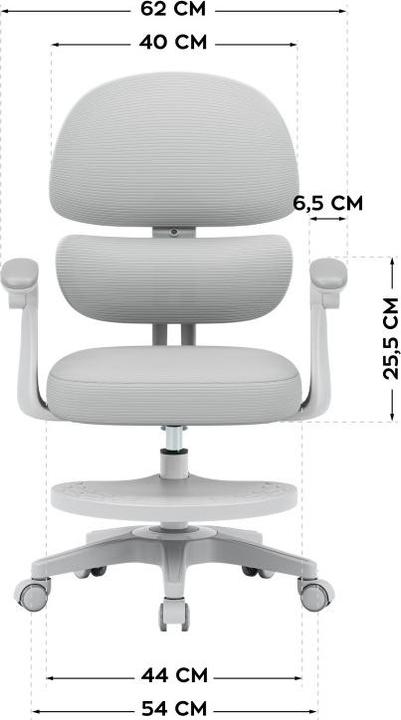 Actual product image Mark Adler Ergonomischer Kinderstuhl Junior 4.4 Grau