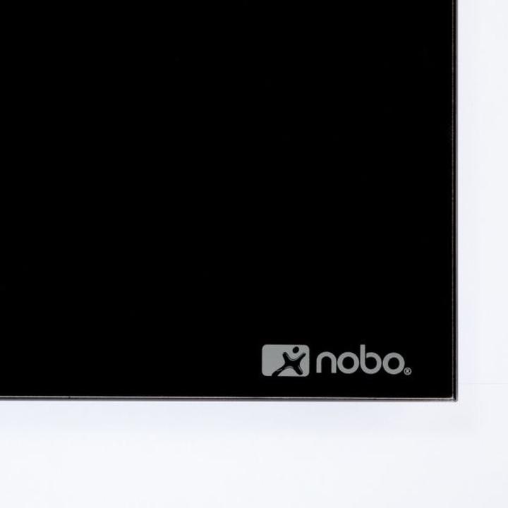 Actual product image Nobo Glassboard 1905179 Diamond S Blk 677X381mm (68 x 38 cm)