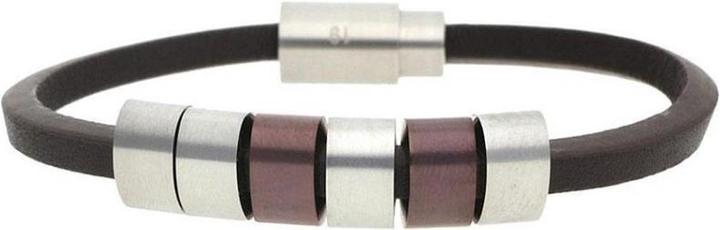 Produktbild Police Armband (19 cm, Edelstahl, Leder)