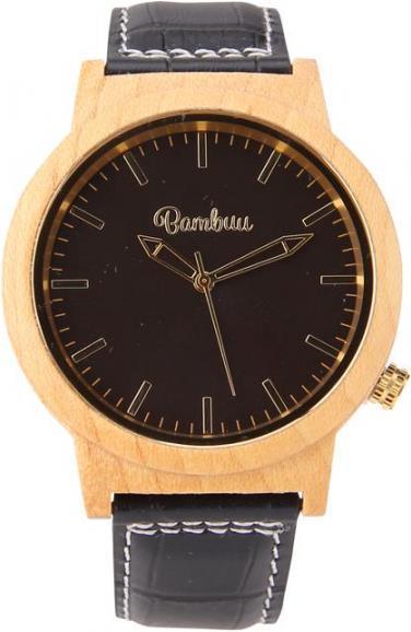 Produktbild Bambuu Holzuhr (Analoguhr, 40 mm)
