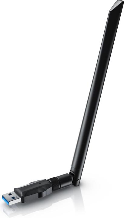 Produktbild Aplic WLAN Stick, WIFI Adapter 1200MBit/s, 2,4Ghz + 5Ghz Dual Band, 5 dBi externe Antenne, USB 3.2 Dongle (USB-C 3.2 Gen 1)