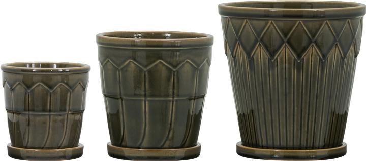 Produktbild House Doctor Planter, HDCora, Grey (12 x 12 cm)