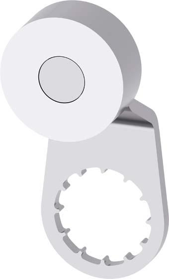 Produktbild Siemens Drehhebel Metall mit Stahlrolle