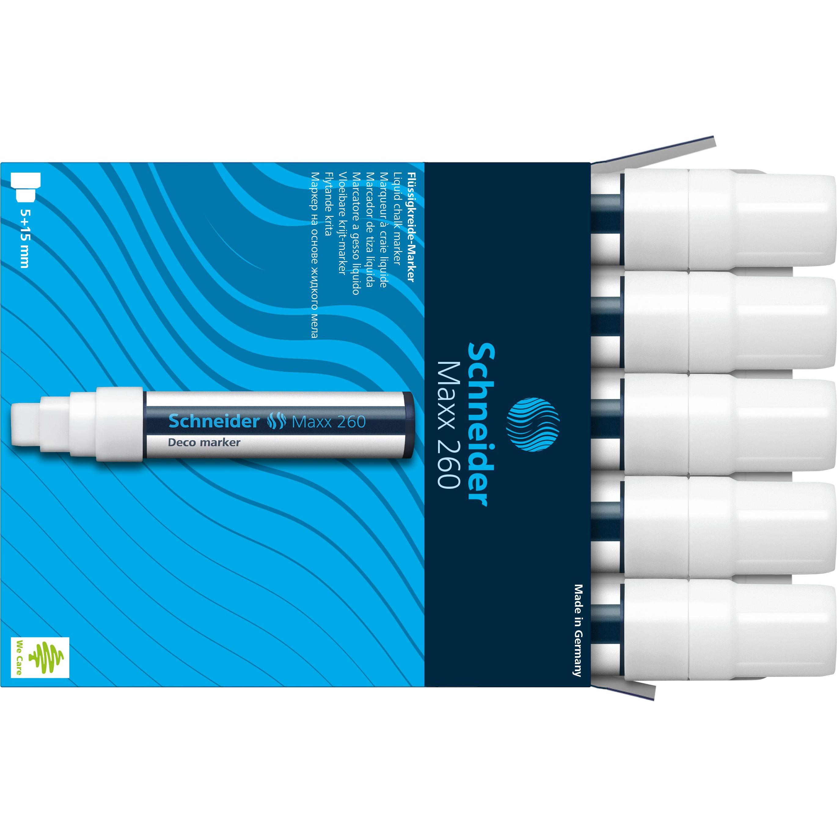 Schneider, Marker, Maxx 260 Kreidestift (e) (Weiss, 15 mm, 1 x)