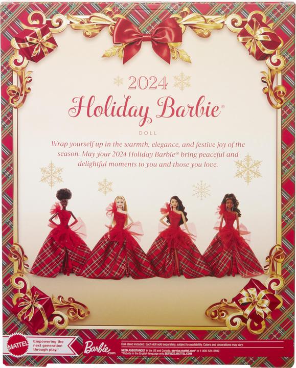 Produktbild Mattel Ppe Brune Joyeux Noel Barbie