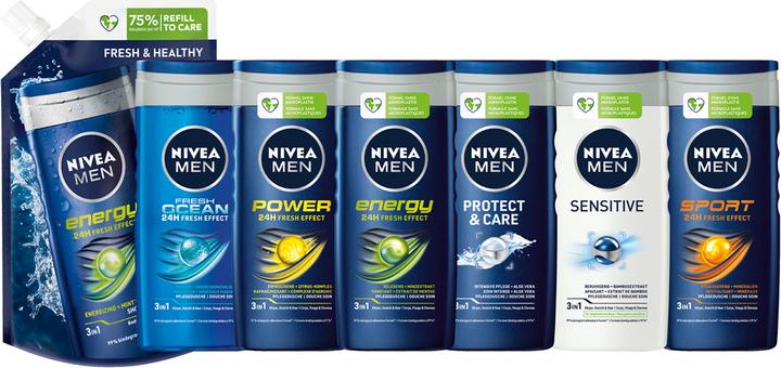 Produktbild NIVEA MEN Pflegedusche Energy (250 ml)