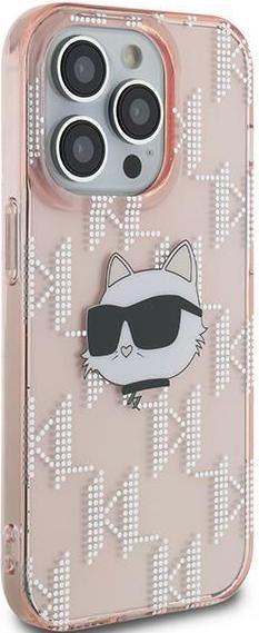 Produktbild Karl Lagerfeld KLHCP14XHKLPCHP iPhone 14 Pro Max 6.7" różowy/pink hardcase IML Choupette Head & Mono (Apple iPhone 14 Pro Max)
