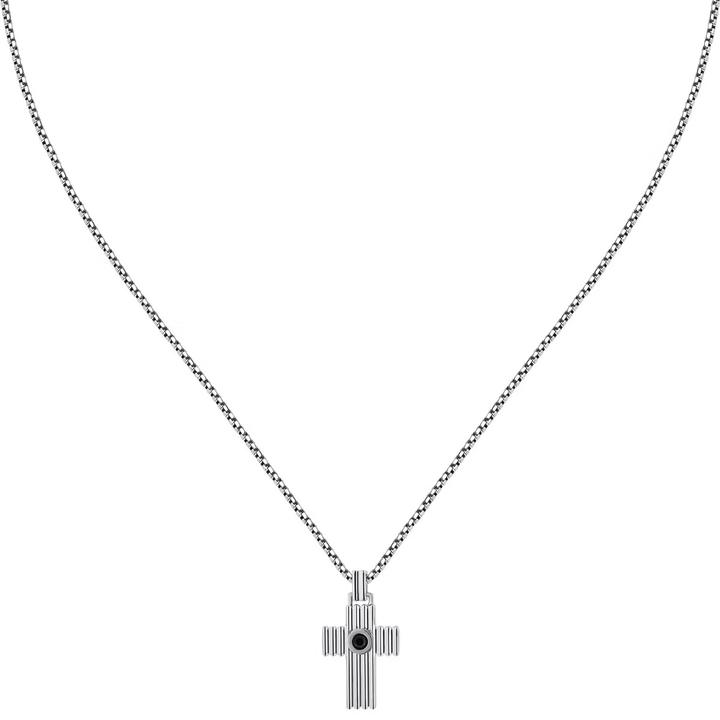 Immagine prodotto Morellato Collana da uomo in acciaio Cross Urban SABH28 (Acciaio inossidabile, 50 cm)
