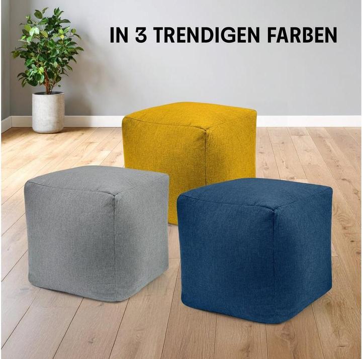 Produktbild Urbanara Hocker Basic-Comfort 85 l, Grau