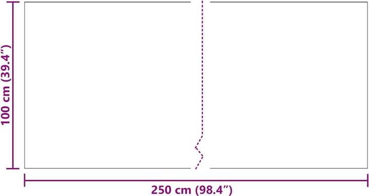 Produktbild vidaXL Teppichläufer (100 x 250 cm)