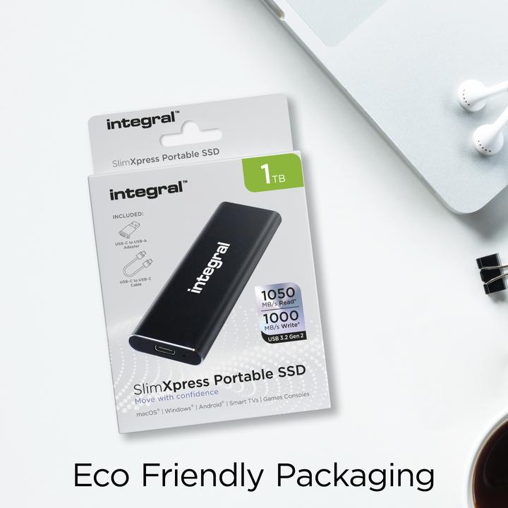 Image du produit SlimXpress Portable SSD 1 To Noir (1 To)