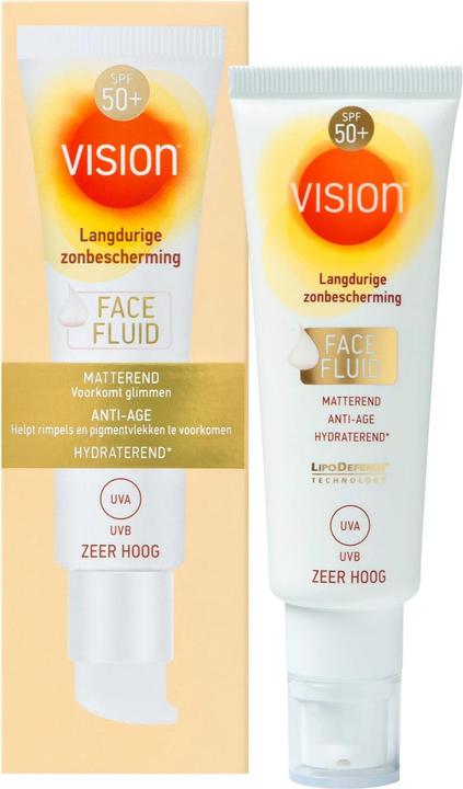 Actual product image Vision Face Fluid Spf50 (Sun cream face, SPF 50+, 50 ml)
