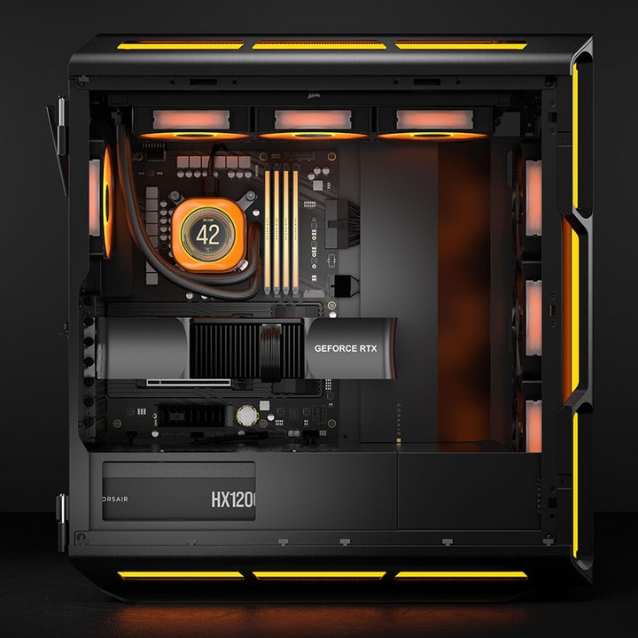 Produktbild Corsair HXi Series (2025), HX1200i, 1200 Watt, 80 PLUS Platinum, C14 Version (1200 W)