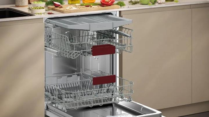 Image du produit Neff N 50, Lave-vaisselle intégrable, 60 cm, Acier brossé, S145EVS04E
