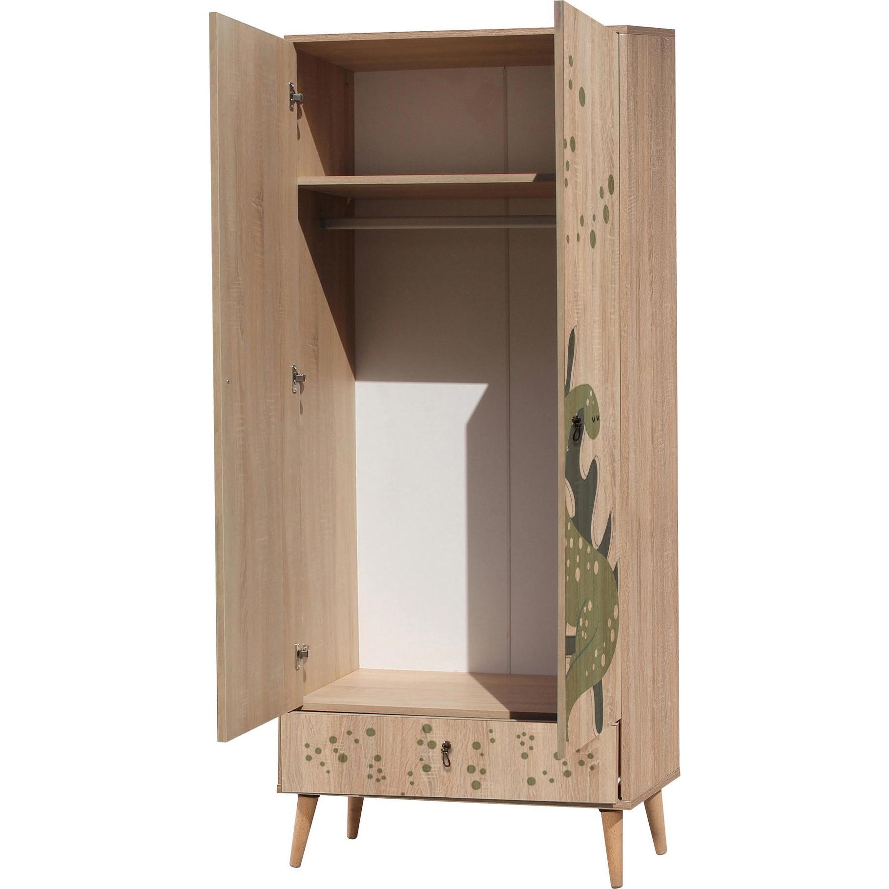 Hanah Home, Kleiderschrank, Luciano (80 x 45 x 190 cm)