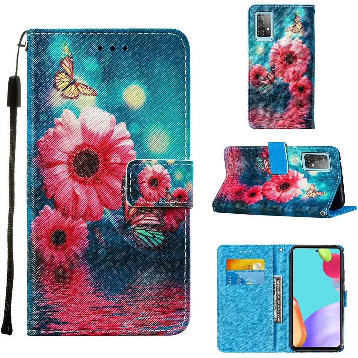 Thumbnail - König Design Hülle Handy Schutz für Samsung Galaxy A52 4G 5G A52s Case Cover Tasche Etuis Rot (Samsung Galaxy A52, Samsu...