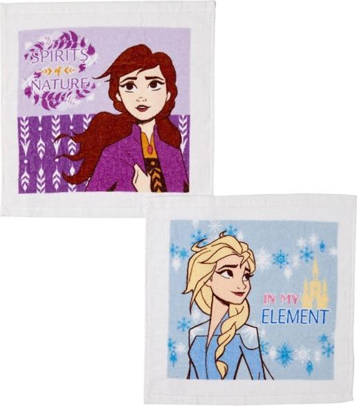 Image du produit Disney La Reine des Glaces Serviette 2 pièces neige naturelle (30 x 30 cm)