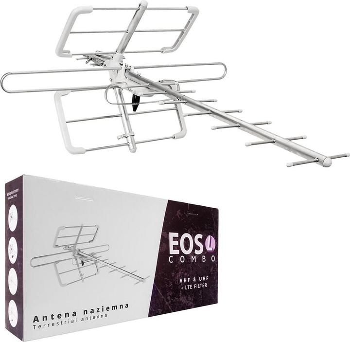 Image du produit Spacetronik Antenne DVB-T/T2 EOS L Combo Blanc (Passif) (DVB-T / -T2)